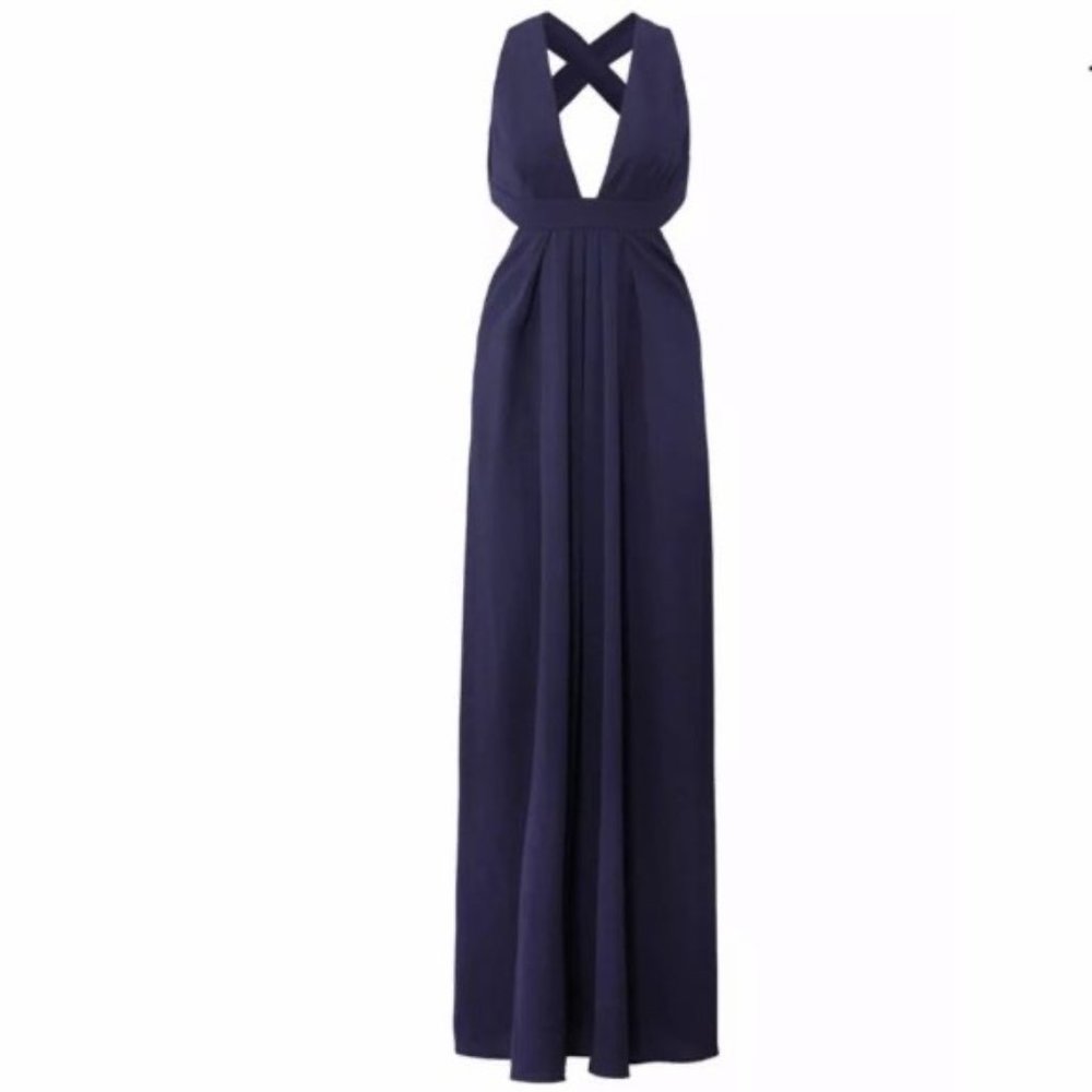 Jill by Jill Stuart Dress Deep V Neck Gown